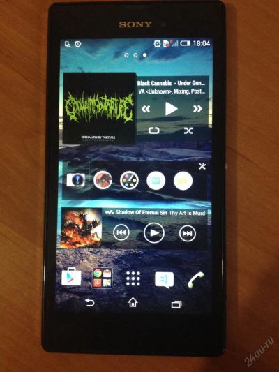 Лот: 5738216. Фото: 1. Sony Xperia T3 (черный). Смартфоны