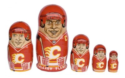 Лот: 4224065. Фото: 1. Матрешка Calgary Flames. Другое (коллекционирование, моделизм)