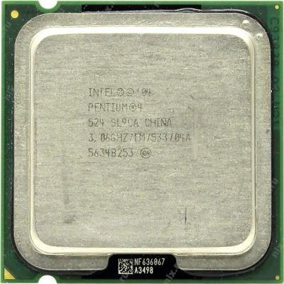 Лот: 10911699. Фото: 1. Intel Pentium 4 524 Prescott... Процессоры