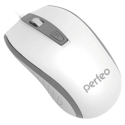 Лот: 15613688. Фото: 1. Мышь Perfeo Profil 1.5m USB White... Клавиатуры и мыши