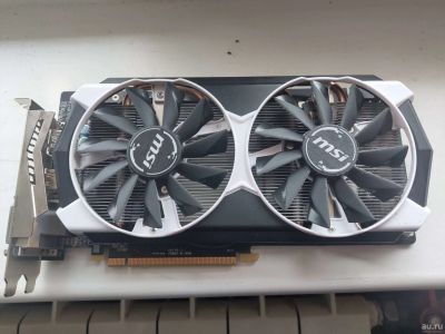 Лот: 14934309. Фото: 1. Видеокарта MSI R9 380 (аналог... Видеокарты