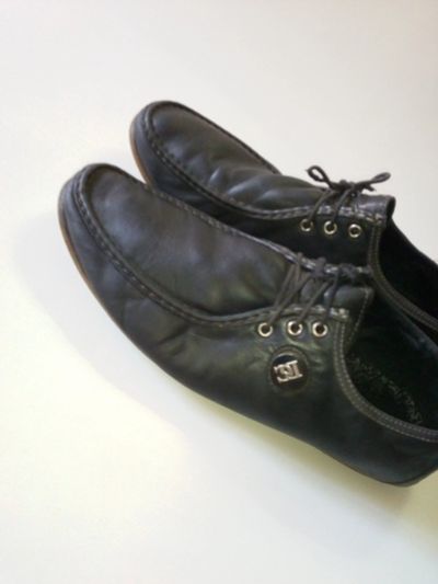 Лот: 12136141. Фото: 1. 43 размер мужские кожаные чёрные... Туфли