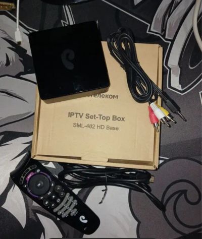 Лот: 22030274. Фото: 1. TV приставка Ростелеком IPTV Set-Top... Цифровое, спутниковое ТВ