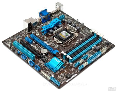 Лот: 18050878. Фото: 1. asus p8z77-m + панелька. Материнские платы