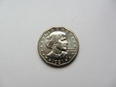 Лот: 10354592. Фото: 1. США 1 доллар 1981 г Энтони Сьюзен... Америка