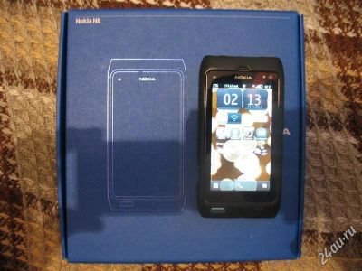 Лот: 2412591. Фото: 1. Nokia N8 dark grey + кож. чехол... Смартфоны