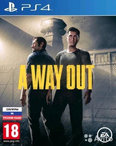 Лот: 11275816. Фото: 1. диск Игра Ps4 A WAY OUT. Игры для консолей