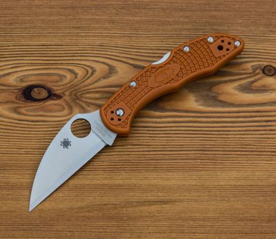 Лот: 12595863. Фото: 1. Spyderco Delica c11fpwcbore. Ножи, топоры