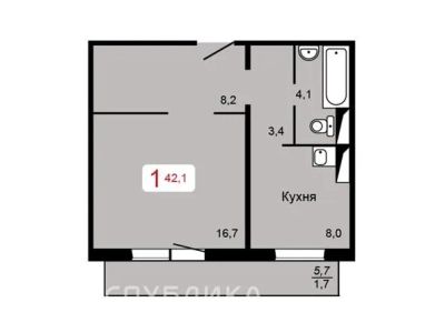 Лот: 25200585. Фото: 1. Продажа Квартира Красноярск, Кутузова... Квартиры, студии