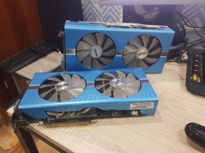Лот: 17402402. Фото: 1. Sapphire nitro rx580 8gb special... Видеокарты