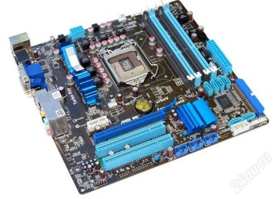 Лот: 1597028. Фото: 1. Asus P7H55-M Pro LGA1156 + DualCore... Материнские платы