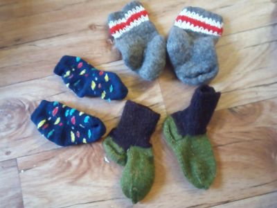 Лот: 6183235. Фото: 1. Носочки 3 пары 6 мес - 1 год. Носки, колготки