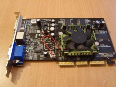 Лот: 1116636. Фото: 1. Видеокарта AGP FX5600XT 128MB... Видеокарты