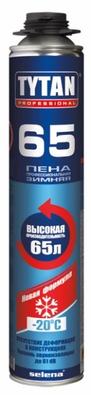Лот: 6383804. Фото: 1. Зимняя монтажная пена TYTAN. Клеи, герметики, пена монтажная, клейкие ленты