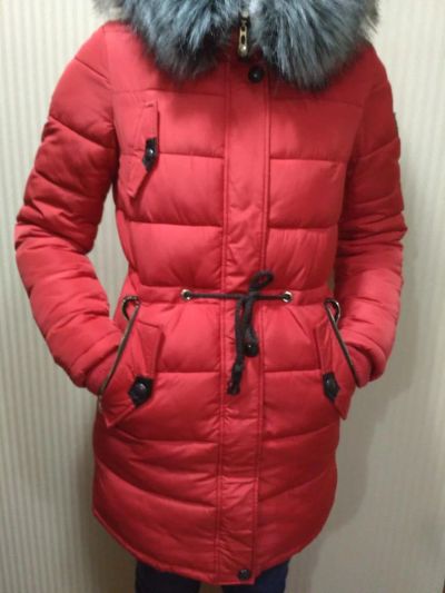 Лот: 10572620. Фото: 1. Зимняя куртка-пальто для девочки. Верхняя одежда