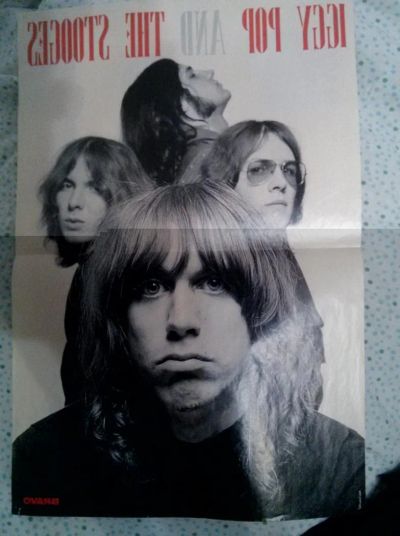 Лот: 5129637. Фото: 1. Постер плакат Iggy pop The stooges... Наклейки, карточки, вкладыши