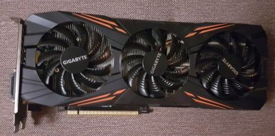 Лот: 12146107. Фото: 1. Gigabyte Geforce 1080 8gb G1 gaming... Видеокарты