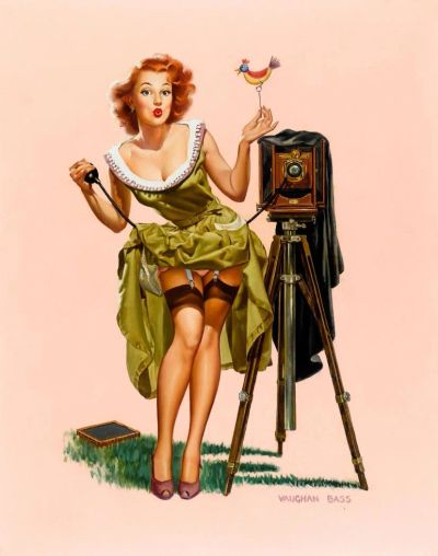 Лот: 4063052. Фото: 1. Постер (плакат) Pin-up USA # 25... Холсты чистые
