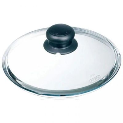 Лот: 16767126. Фото: 1. Крышка PYREX стеклянная 28 см... Контейнеры, банки