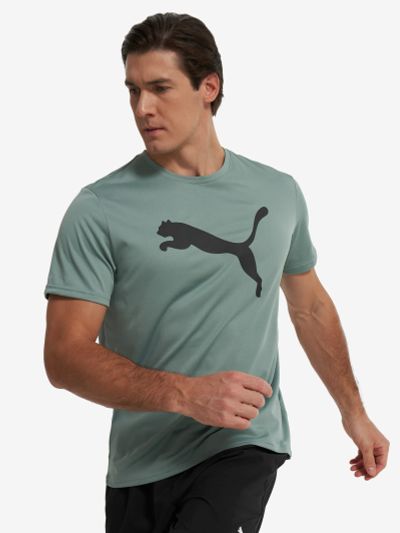 Лот: 25107623. Фото: 1. Футболка мужская PUMA, Зеленый. Другое (спортивная одежда)