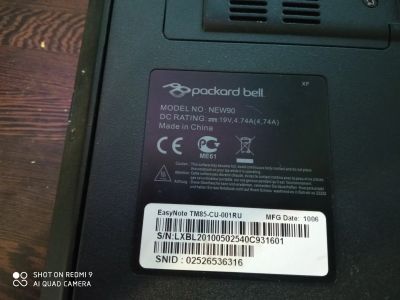 Лот: 16978938. Фото: 1. Packard Bell new90. Ноутбуки