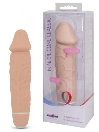 Лот: 22065185. Фото: 1. Мини вибро реалистик Mini Silicone... Игрушки
