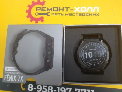 Лот: 20670303. Фото: 1. Смарт-часы Garmin fenix 7x sapphire... Смарт-часы, фитнес-браслеты, аксессуары