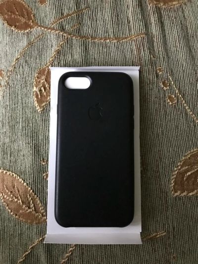 Лот: 8511993. Фото: 1. Apple leather case Iphone 7 Чехол. Чехлы, бамперы