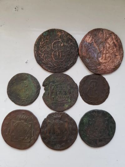 Лот: 11536765. Фото: 1. 8 шт сибирских монет! оригинал... Россия до 1917 года