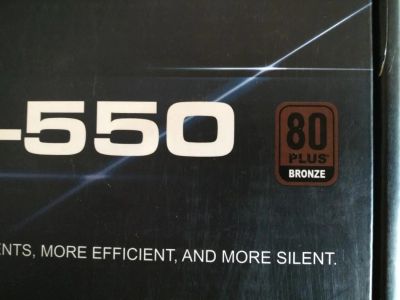 Лот: 10107519. Фото: 1. Блок питания Aerocool ATX 550W... Корпуса, блоки питания