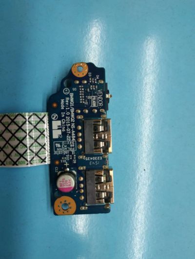 Лот: 18401422. Фото: 1. Б/У плата с разъемами USB, Audio... Шлейфы, кабели, переходники