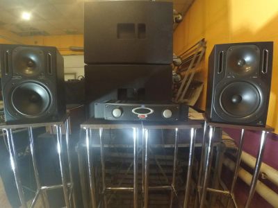 Лот: 8860106. Фото: 1. Студийный Комплект: Мониторы Behringer... Эстрадная акустика и усилители