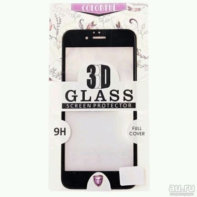 Лот: 10873959. Фото: 1. Защитное стекло цветное Glass... Дисплеи, дисплейные модули, тачскрины