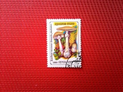 Лот: 11941512. Фото: 1. 1986, 15 мая. Ядовитые грибы... Марки