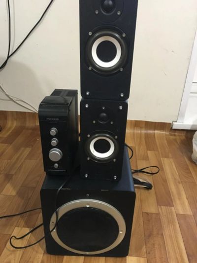 Лот: 10804633. Фото: 1. Акустика Microlab H-220 2.1 бу. Акустические системы