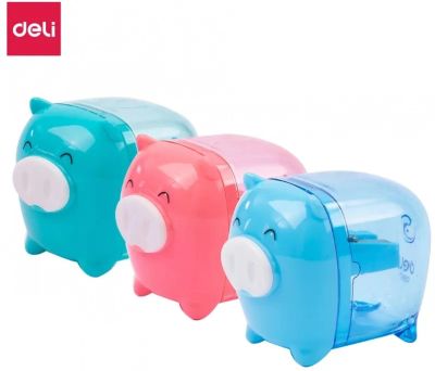 Лот: 20035678. Фото: 1. Точилка DELI ""Piggy"" (E0557). Другое (канцелярские и офисные товары)