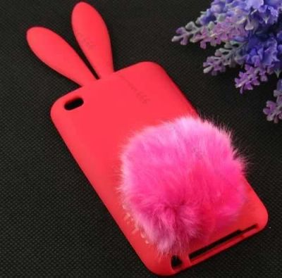 Лот: 3854596. Фото: 1. Чехол iPod touch 4. 3D Rabbit... Чехлы, бамперы