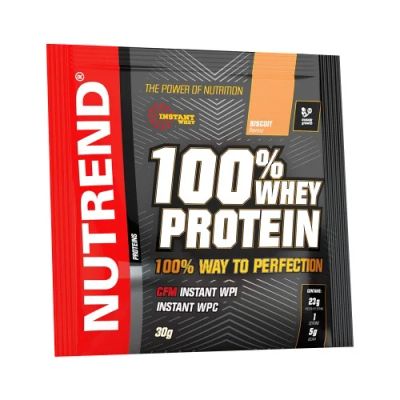 Лот: 10170494. Фото: 1. 100% Whey Protein 30 гр. Nutrend... Спортивное питание, витамины