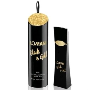 Лот: 12250308. Фото: 1. Lomani woman Black & Gold Туалетные... Женская парфюмерия
