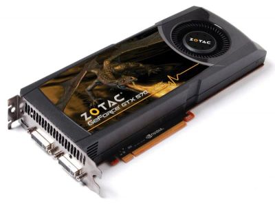 Лот: 9672487. Фото: 1. Видеокарта gtx 570 zotac. Видеокарты