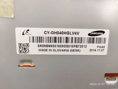 Лот: 21689770. Фото: 1. samsung_2014SVS_UHD_40_3228_R03... Запчасти для телевизоров, видеотехники, аудиотехники
