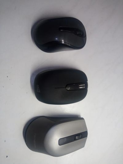 Лот: 25108148. Фото: 1. Мышь светодиодная USB (б/у, рабочая... Клавиатуры и мыши