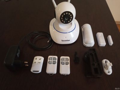 Лот: 15041159. Фото: 1. Сигнализация с камерой и wi-fi... Сигнализации, датчики противопожарные, охранные