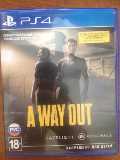 Лот: 11321698. Фото: 1. Диск A Way Out для PS 4 в Идеальном... Игры для консолей