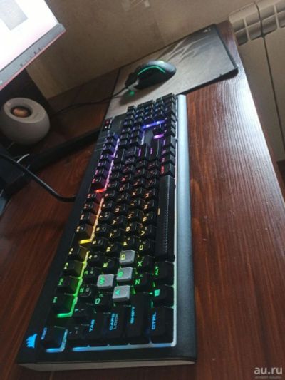 Лот: 15753443. Фото: 1. Corsair Strafe RGB Cherry MX Silent. Клавиатуры и мыши