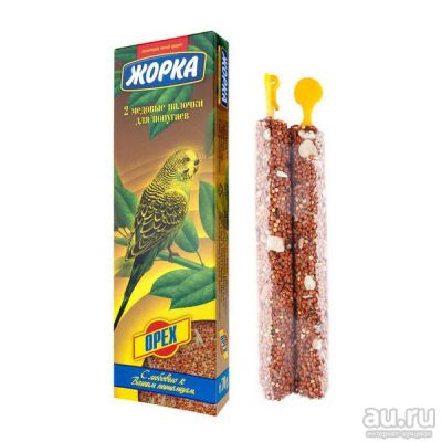 Лот: 17767438. Фото: 1. ЖОРКА палочки для попугаев Орех... Корма