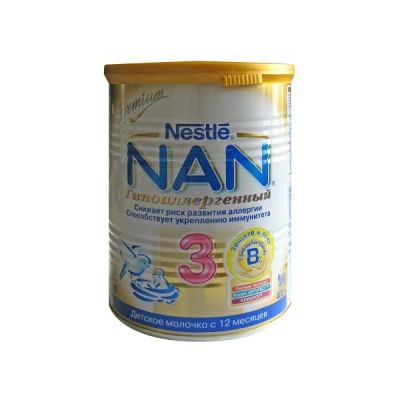 Лот: 24994657. Фото: 1. Детское питание Nan 3 смесь сухая... Лекарства