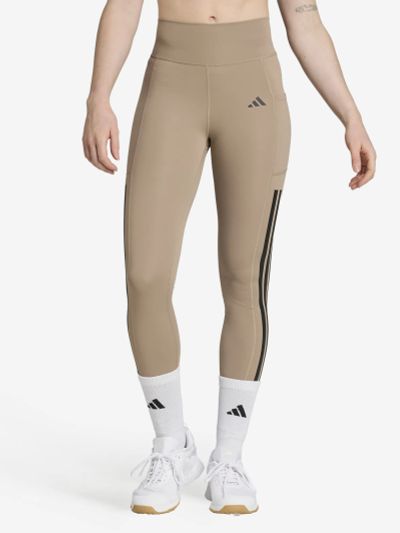 Лот: 25547931. Фото: 1. Легинсы женские adidas, Коричневый. Другое (спортивная одежда)