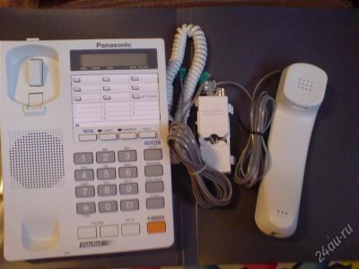 Лот: 1468567. Фото: 1. Panasonic KX-TS27MX-W Двухлинейный... Проводные телефоны