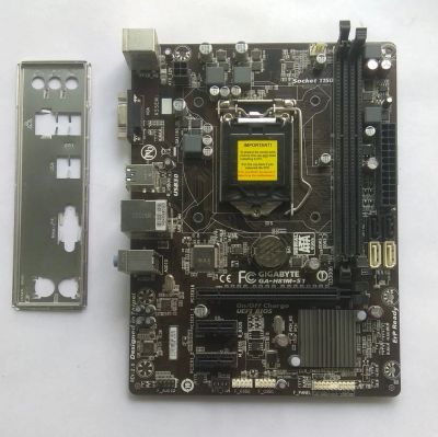 Лот: 16320594. Фото: 1. Материнская плата Gigabyte GA-H81M-S1... Материнские платы